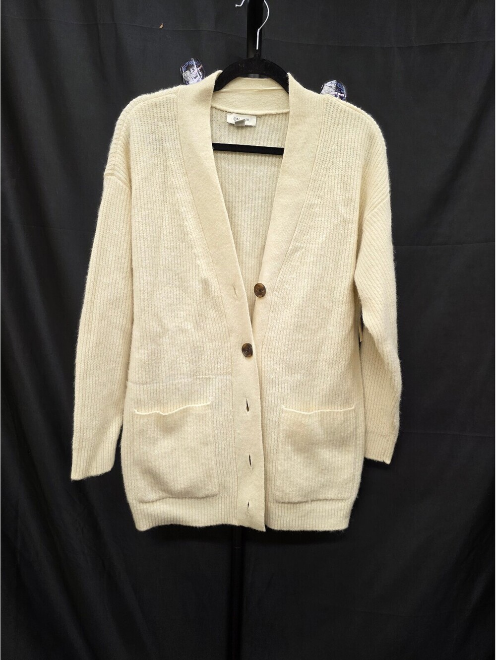 ON 34TH WOMENS LONG PATCH POCKET CARD ALABASTER M